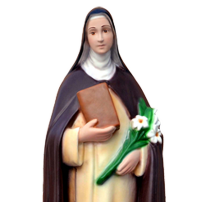 Statua Santa Caterina 40 cm in Resina