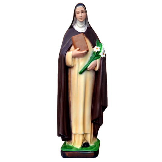 Statua Santa Caterina 40 cm in Resina