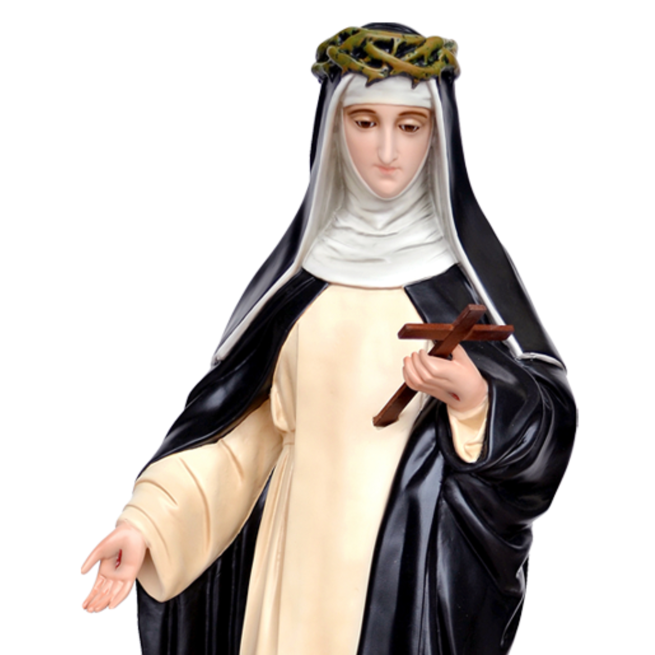Statua Santa Caterina 80 cm in Resina