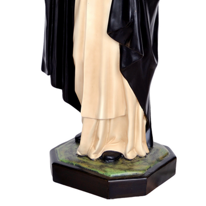 Statua Santa Caterina 80 cm in Resina