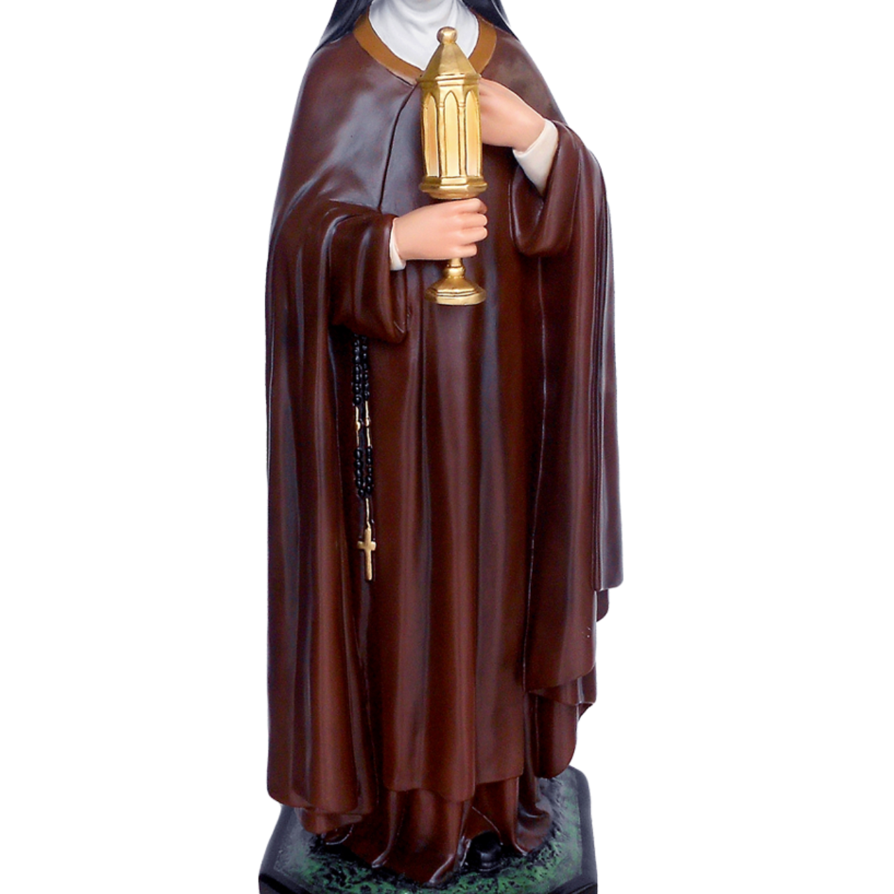 Statua Santa Chiara 100 cm in Vetroresina