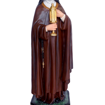 Statua Santa Chiara 100 cm in Vetroresina