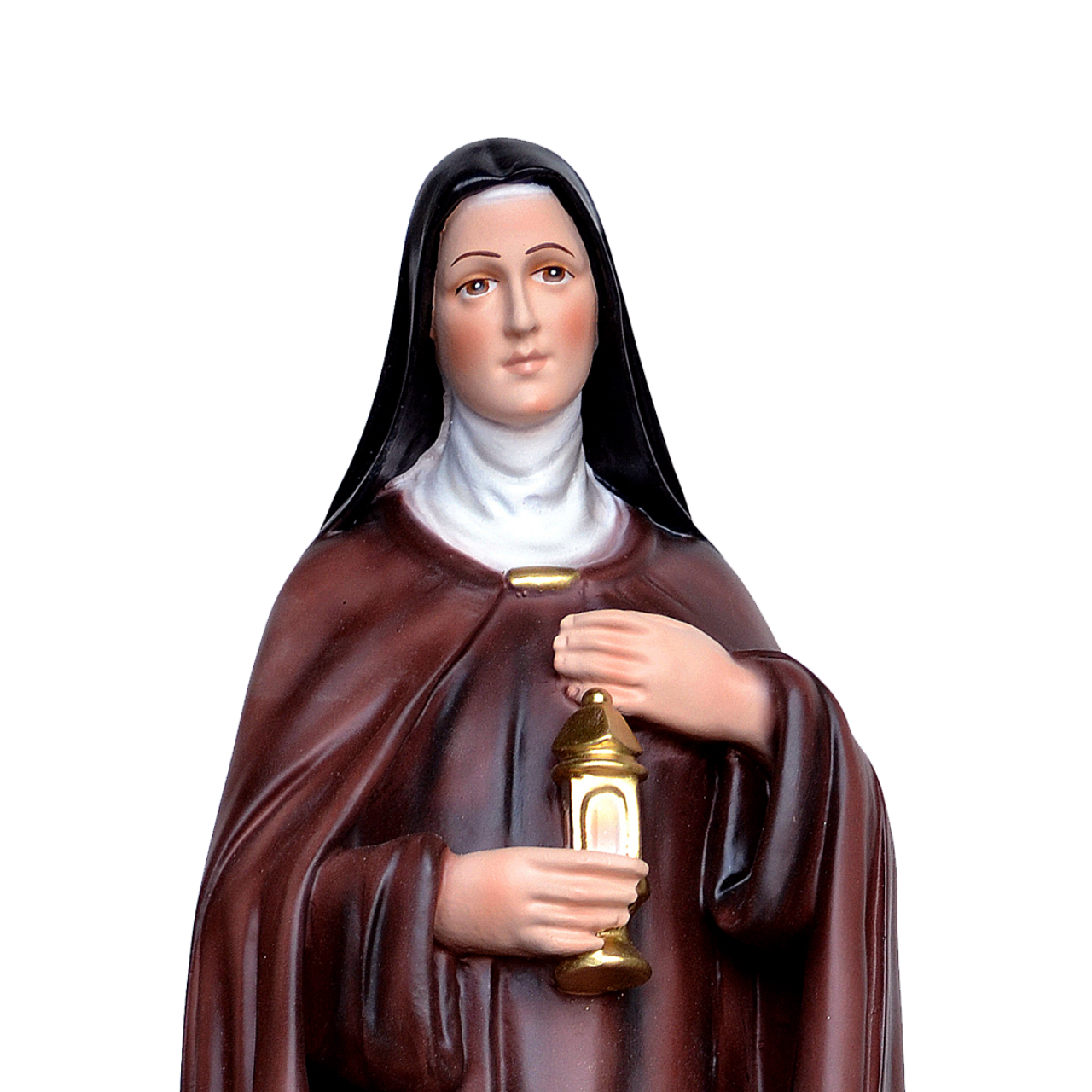 Statua Santa Chiara 40 cm in Resina