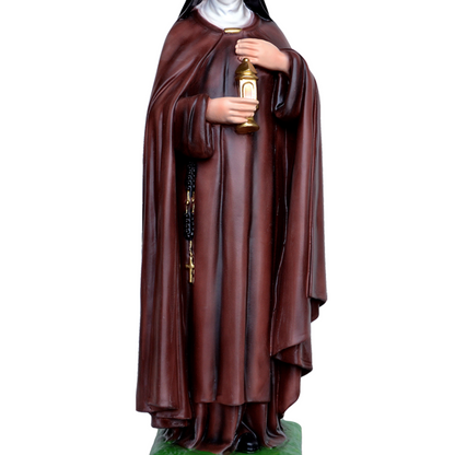 Statua Santa Chiara 40 cm in Resina