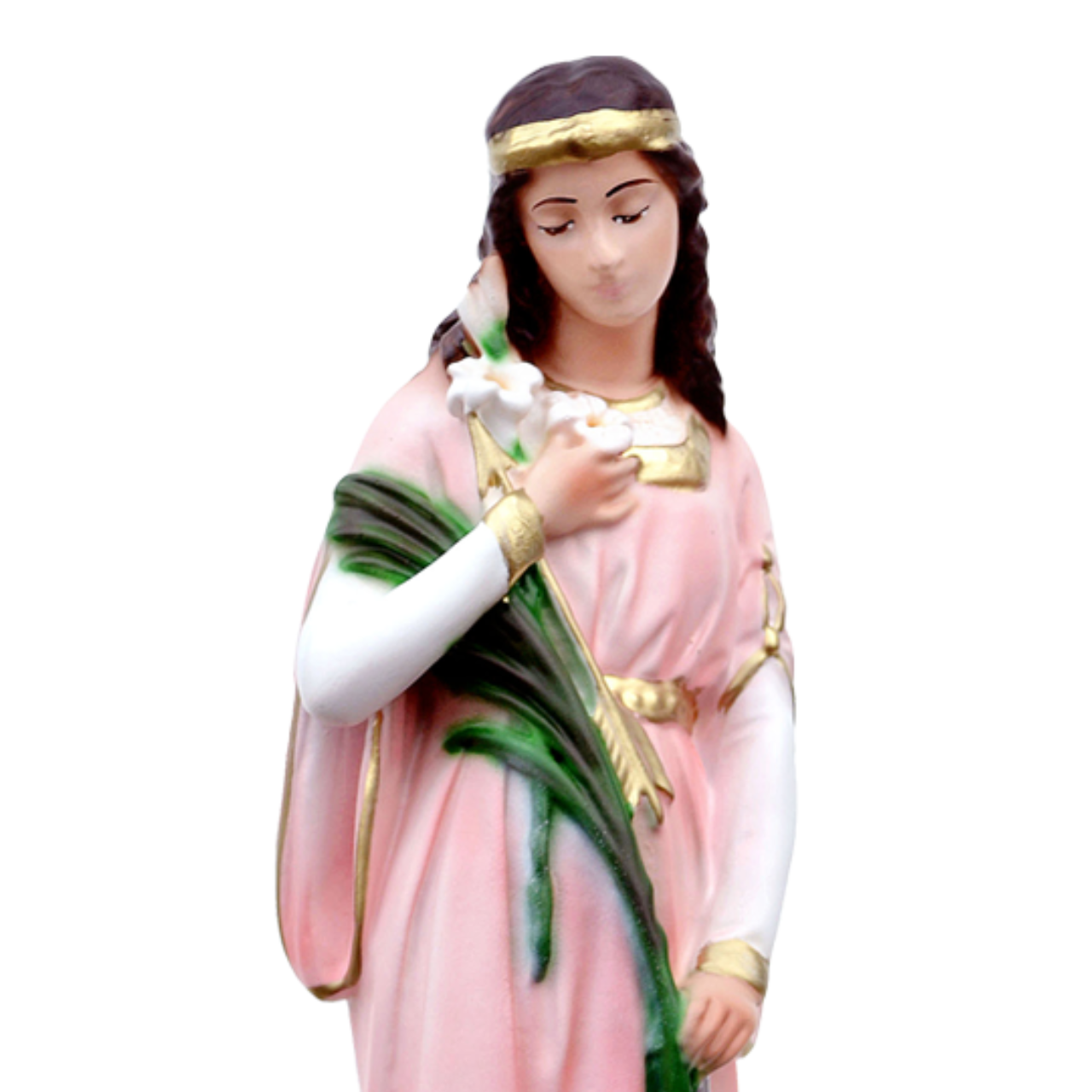 Statua Santa Filomena 30 cm in Resina Piena