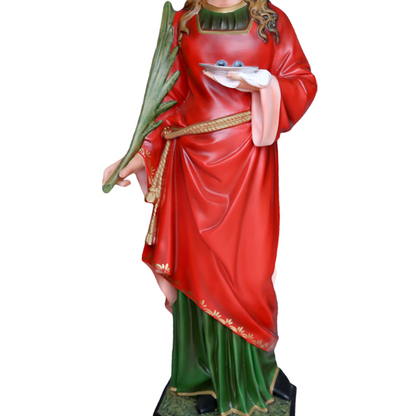 Statua Santa Lucia 107 cm in Resina