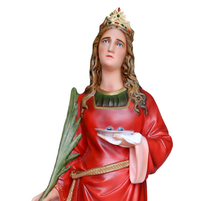 Statua Santa Lucia 107 cm in Resina