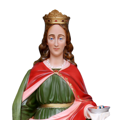 Statua Santa Lucia 130 cm in Vetroresina