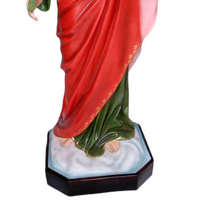Statua Santa Lucia 130 cm in Vetroresina