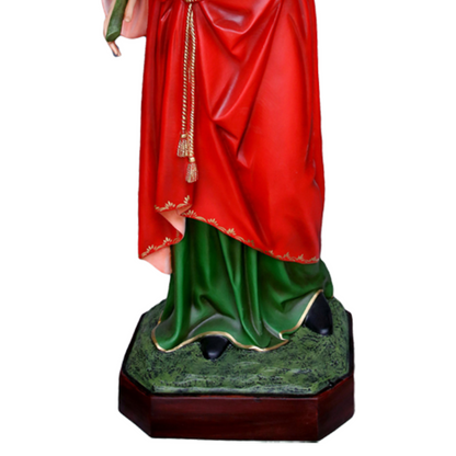 Statua Santa Lucia 155 cm in Vetroresina