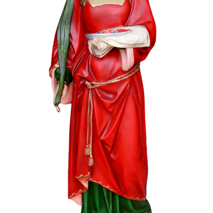 Statua Santa Lucia 155 cm in Vetroresina
