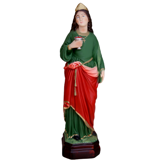 Statua Santa Lucia 30 cm in Resina Piena
