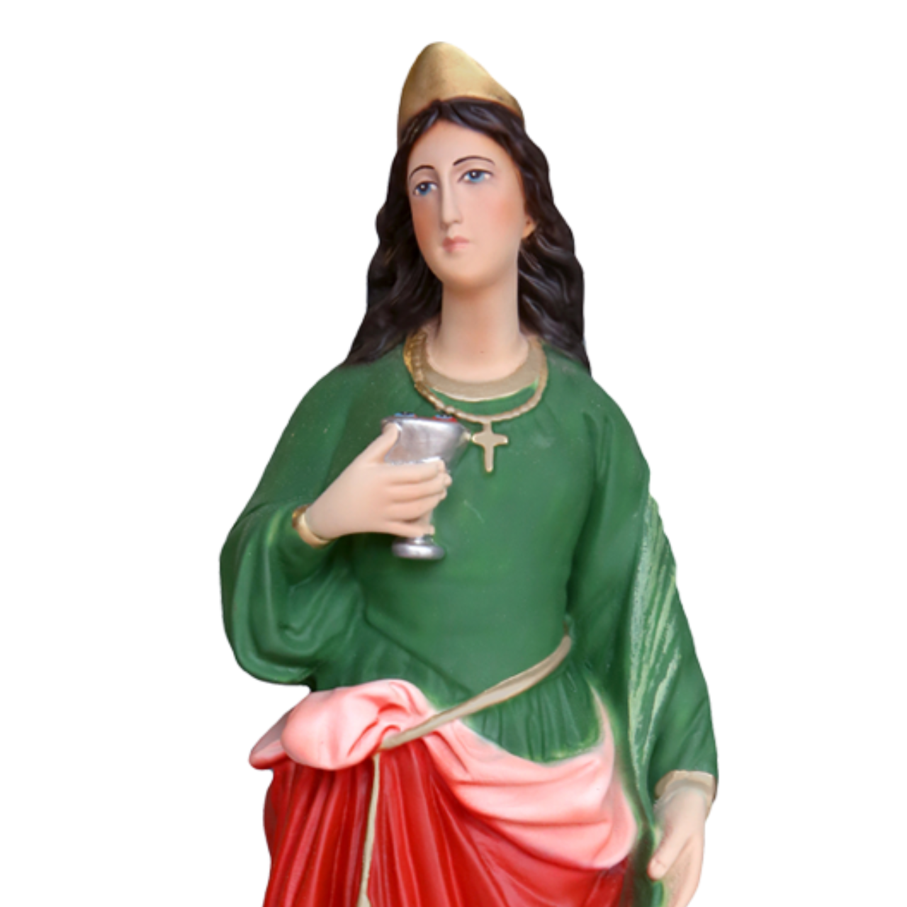 Statua Santa Lucia 40 cm in Resina