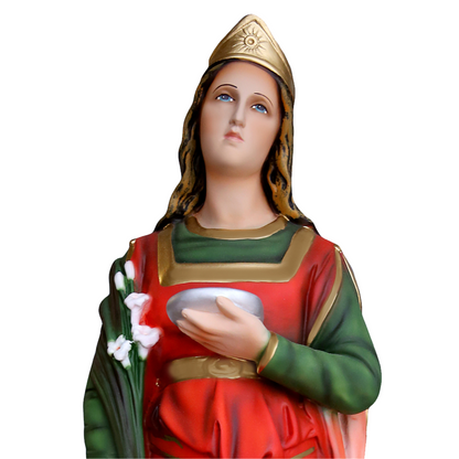 Statua Santa Lucia 65 cm in Resina