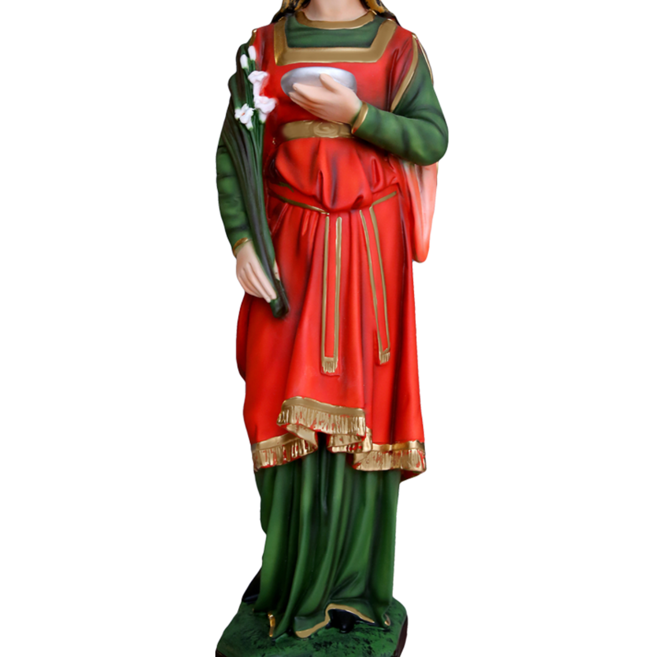 Statua Santa Lucia 65 cm in Resina