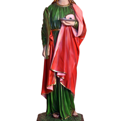 Statua Santa Lucia 85 cm in Resina