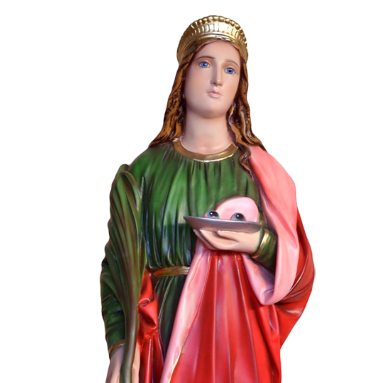 Statua Santa Lucia 85 cm in Resina