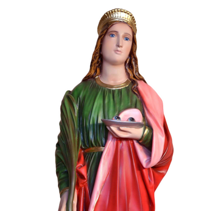 Statua Santa Lucia 85 cm in Resina