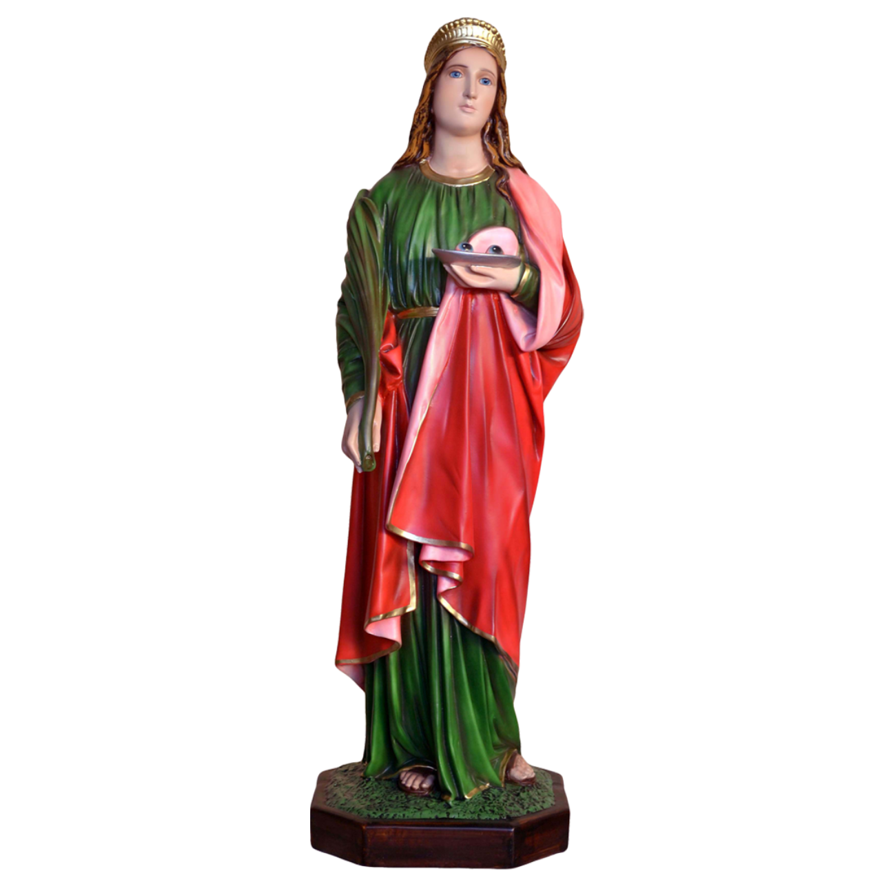 Statua Santa Lucia 85 cm in Resina