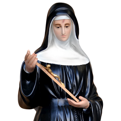 Statua Santa Rita 130 cm in Vetroresina