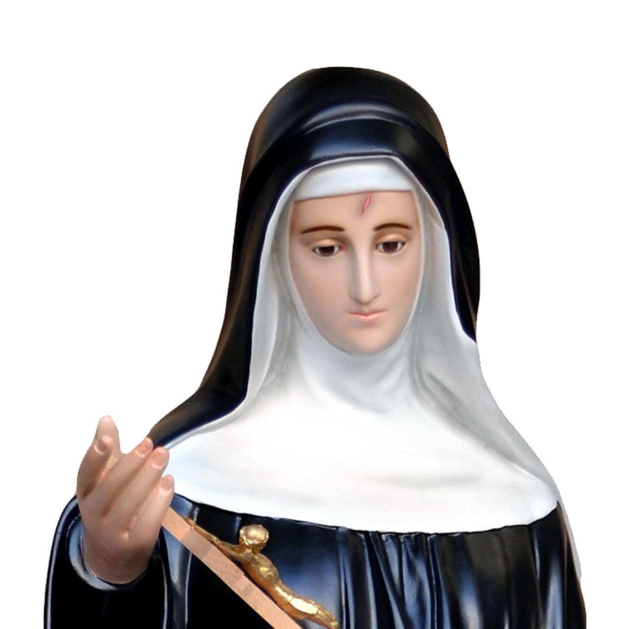 Statua Santa Rita 130 cm in Vetroresina
