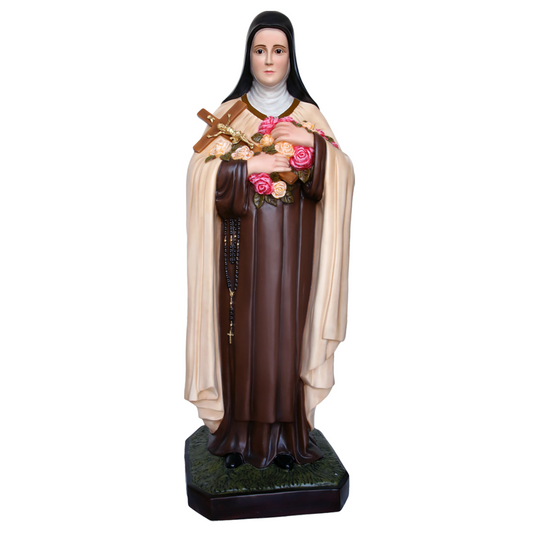 Statua Santa Teresa 160 cm in Vetroresina