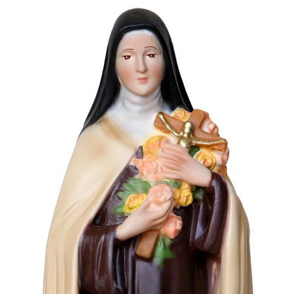 Statua Santa Teresa 30 cm in Resina Piena