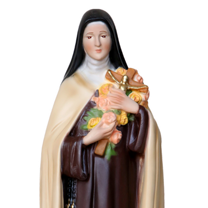 Statua Santa Teresa 30 cm in Resina Piena