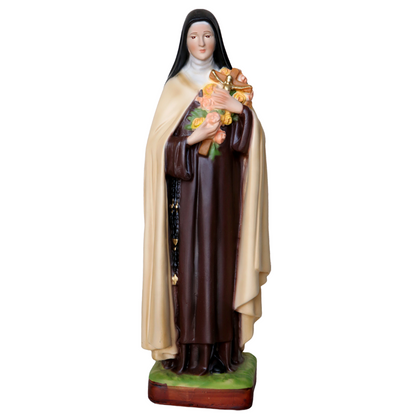 Statua Santa Teresa 30 cm in Resina Piena