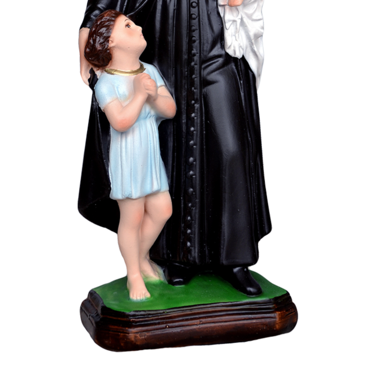 Statua San Vincenzo de Paoli 30 cm in Resina Piena