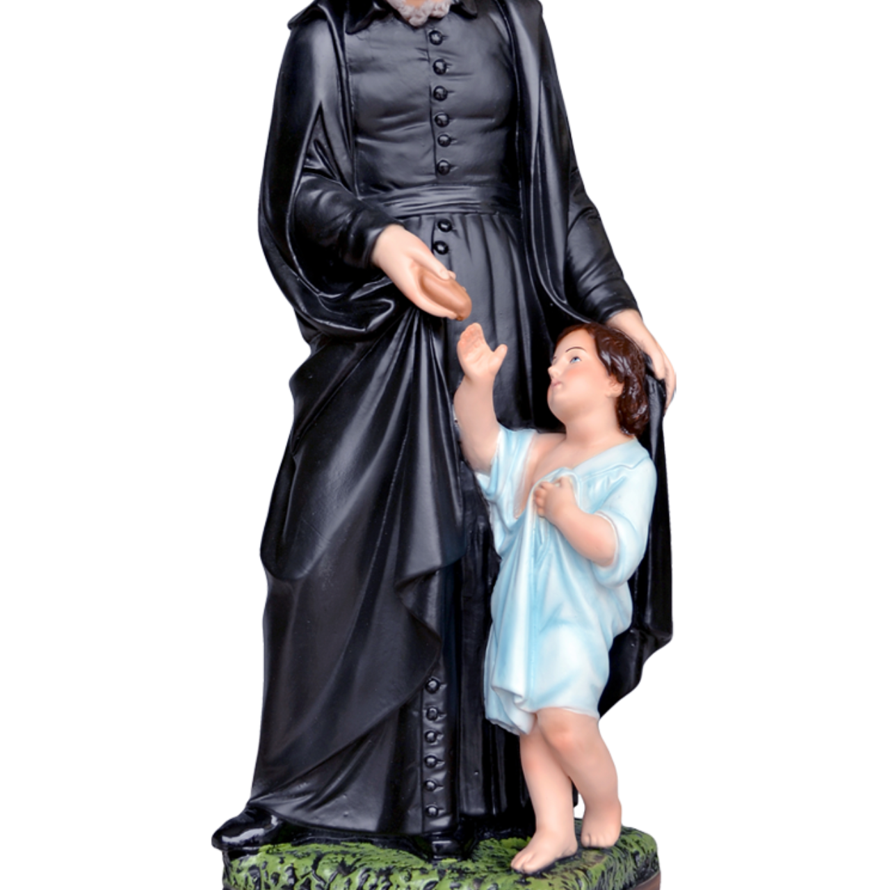 Statua San Vincenzo de Paoli 60 cm in Resina
