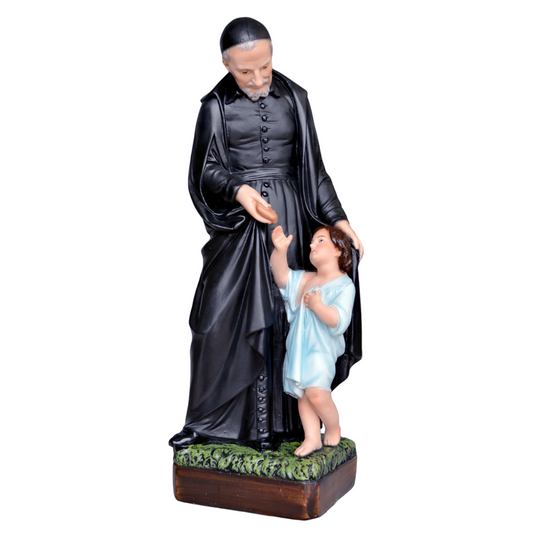 Statua San Vincenzo de Paoli 60 cm in Resina