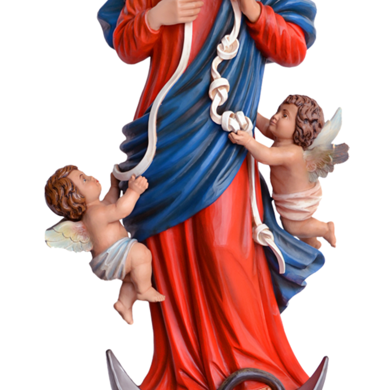 Statua Madonna Maria che Scioglie i Nodi 100 cm in Resina