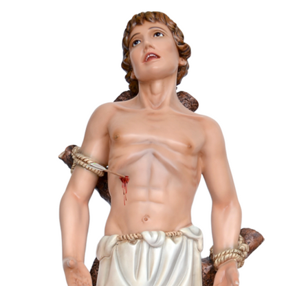 Statua San Sebastiano 125 cm in Vetroresina