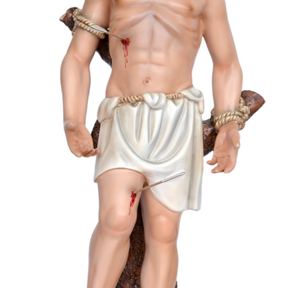 Statua San Sebastiano 125 cm in Vetroresina