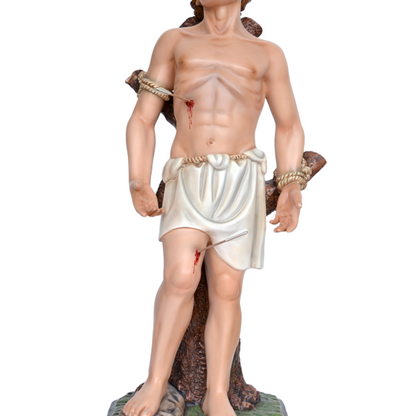 Statua San Sebastiano 125 cm in Vetroresina