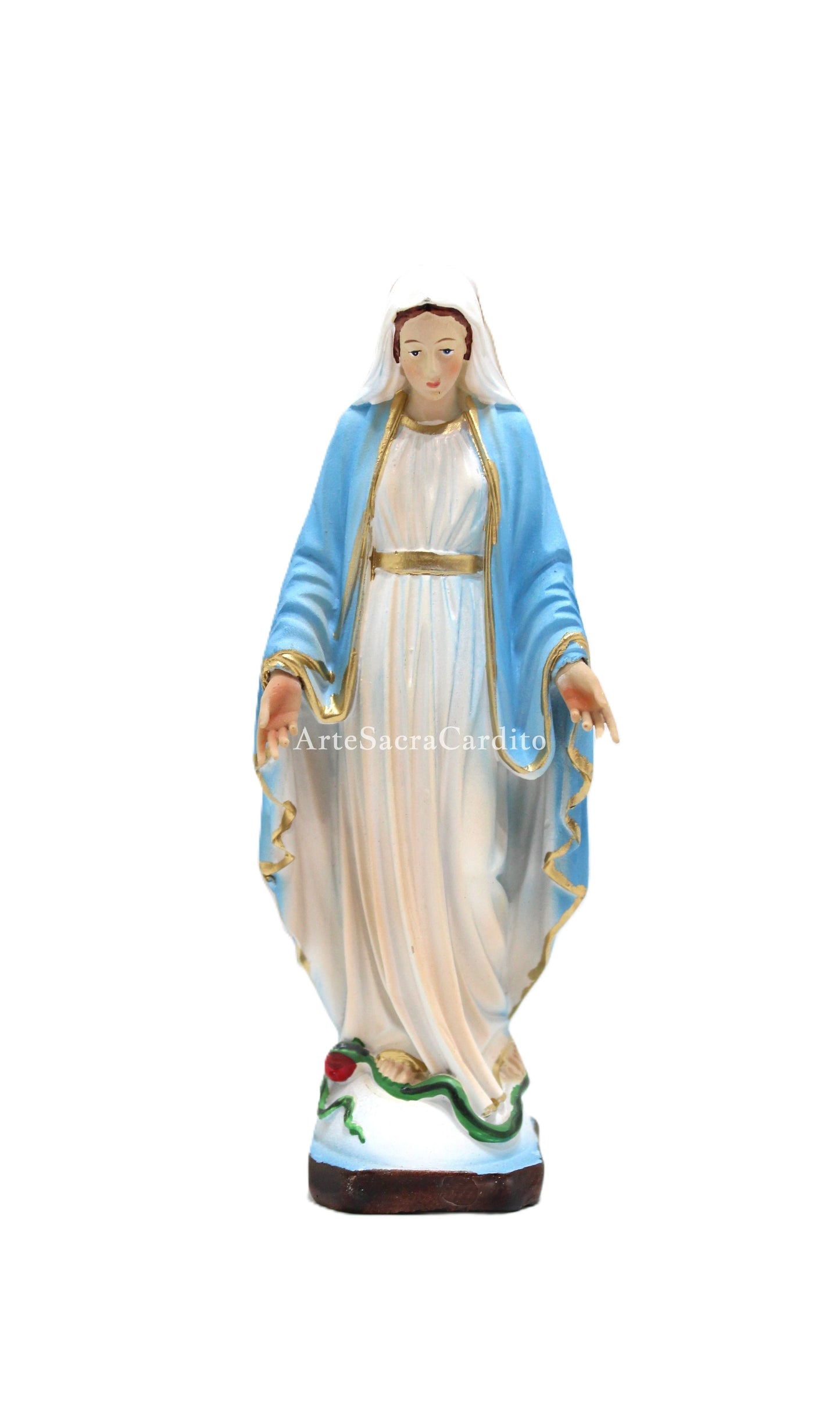 Statua Madonna Miracolosa 15 cm in Resina