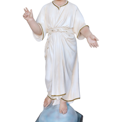 Statua Gesù Bambino Infante Santissimo Nome di Gesù 100 cm in Resina