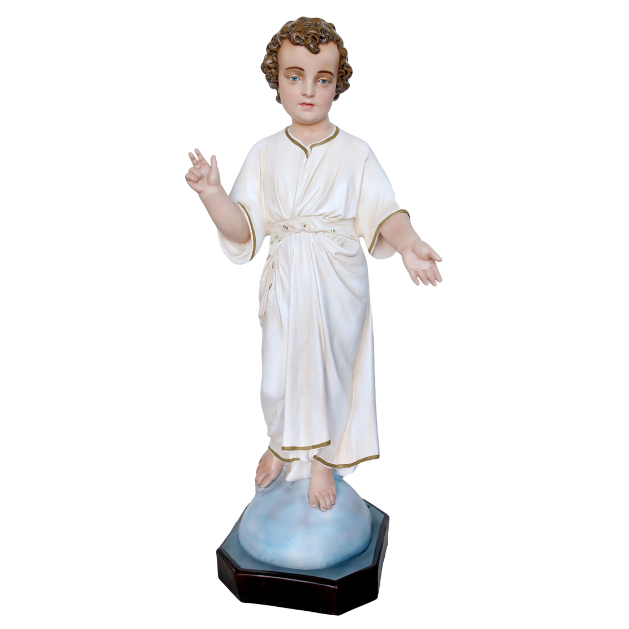 Statua Gesù Bambino Infante Santissimo Nome di Gesù 100 cm in Resina