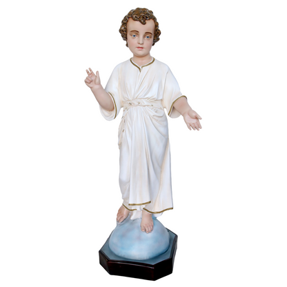 Statua Gesù Bambino Infante Santissimo Nome di Gesù 100 cm in Resina