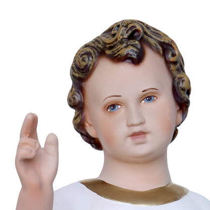 Statua Gesù Bambino Infante Santissimo Nome di Gesù 45 cm in Resina