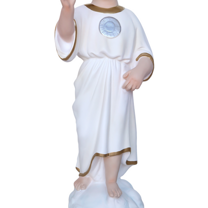 Statua Gesù Bambino Infante Santissimo Nome di Gesù 45 cm in Resina