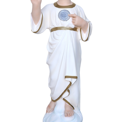 Statua Gesù Bambino Infante Santissimo Nome di Gesù 50 cm in Resina