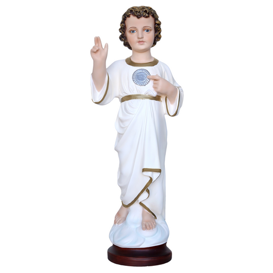 Statua Gesù Bambino Infante Santissimo Nome di Gesù 50 cm in Resina