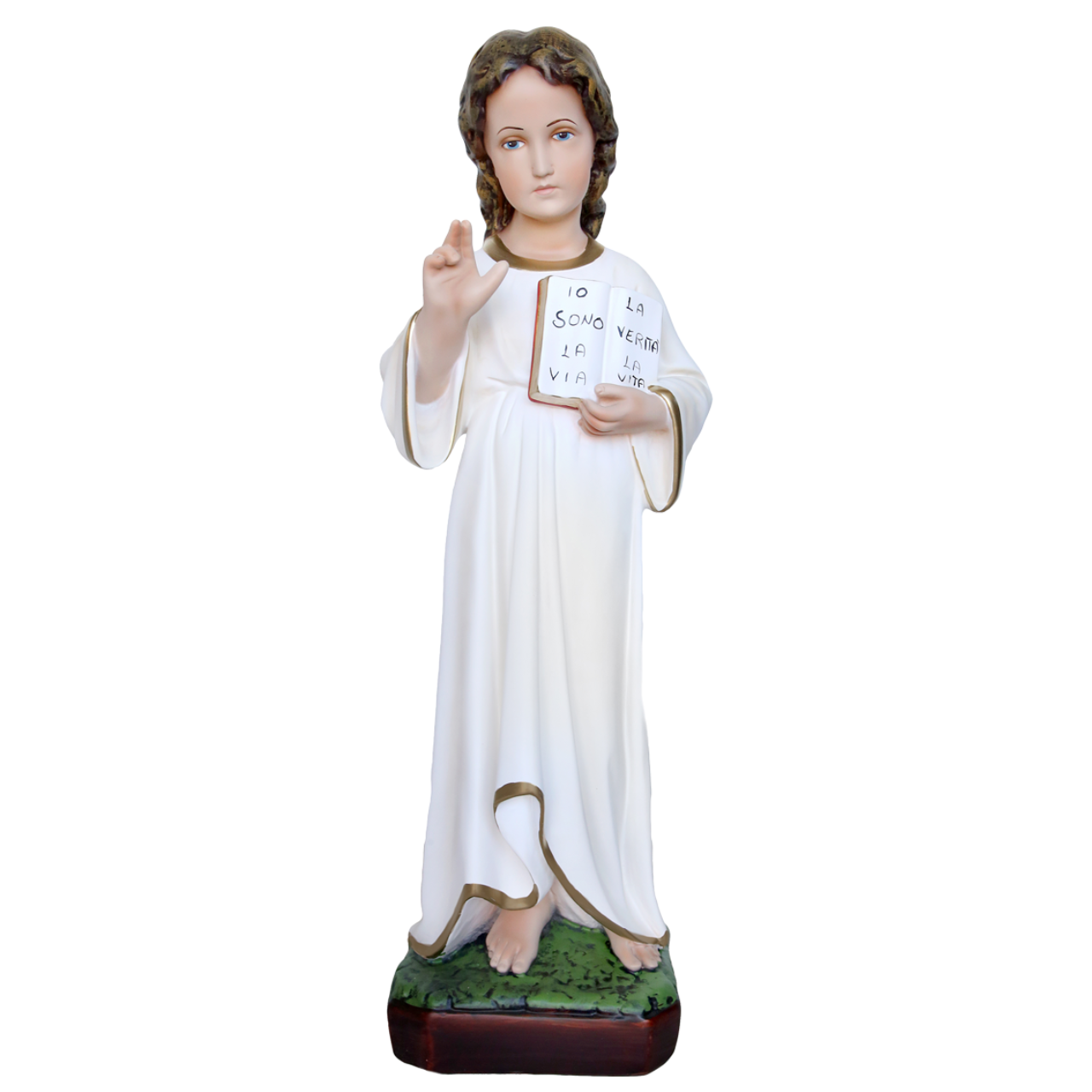 Statua Gesù Bambino Infante Santissimo Nome di Gesù 60 cm in Resina