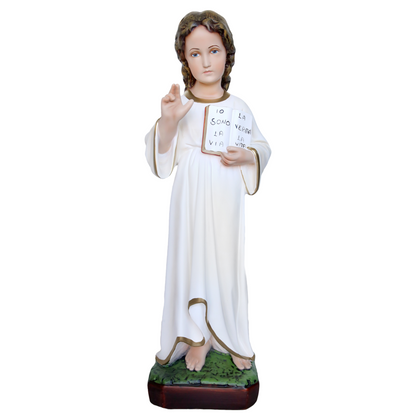 Statua Gesù Bambino Infante Santissimo Nome di Gesù 60 cm in Resina