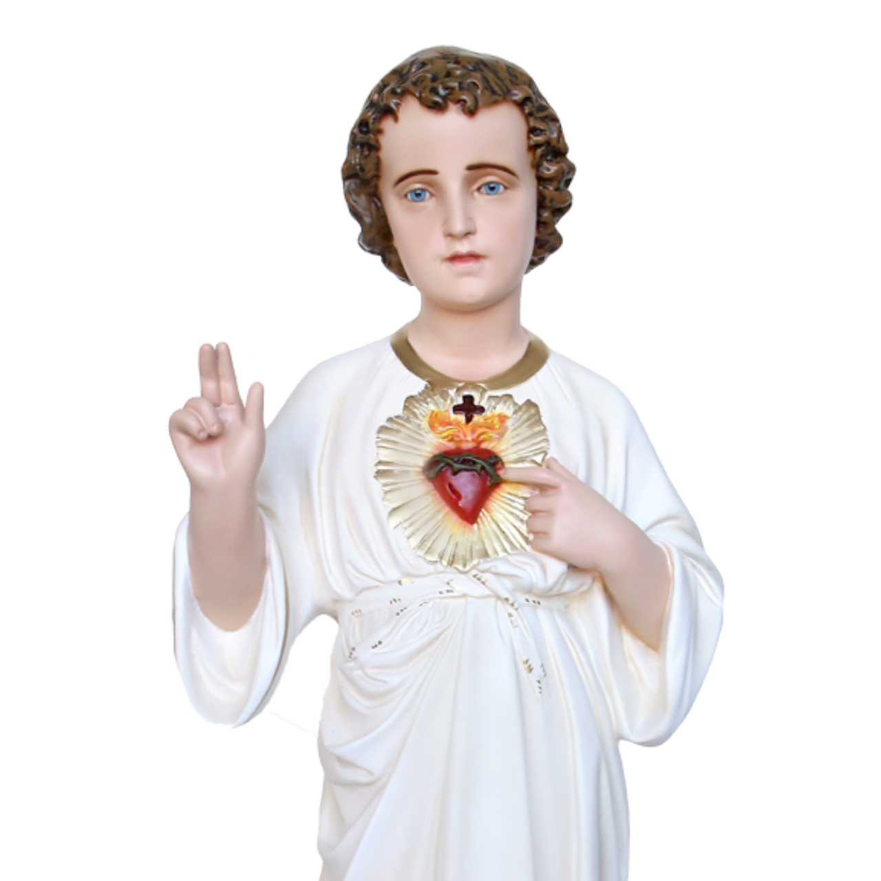 Statua Gesù Bambino Infante Santissimo Nome di Gesù 85 cm in Resina