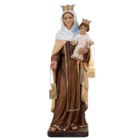 Statua Madonna del Carmine 81 cm in Resina