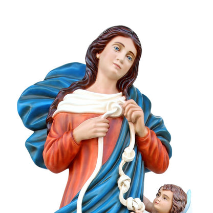 Statua Madonna Maria che Scioglie i Nodi 160 cm in Vetroresina