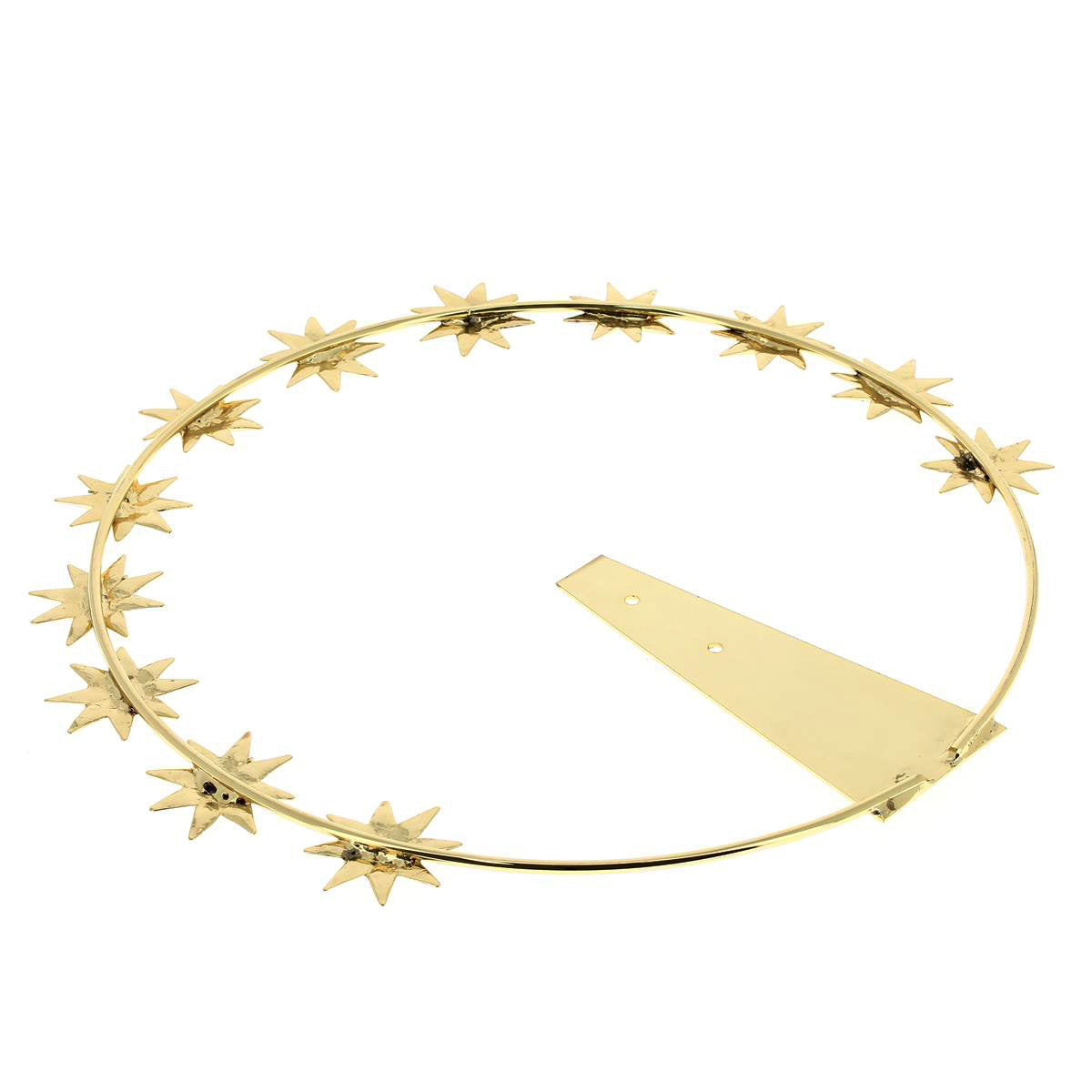 Stellario con Stella a 8 Punte in Ottone Finitura Dorata